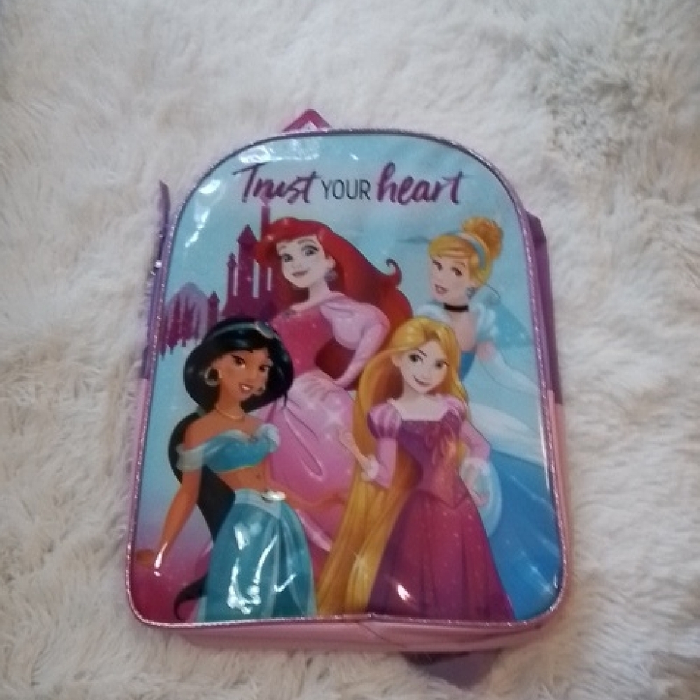 Disney Princess Backpack - Pink and Blue